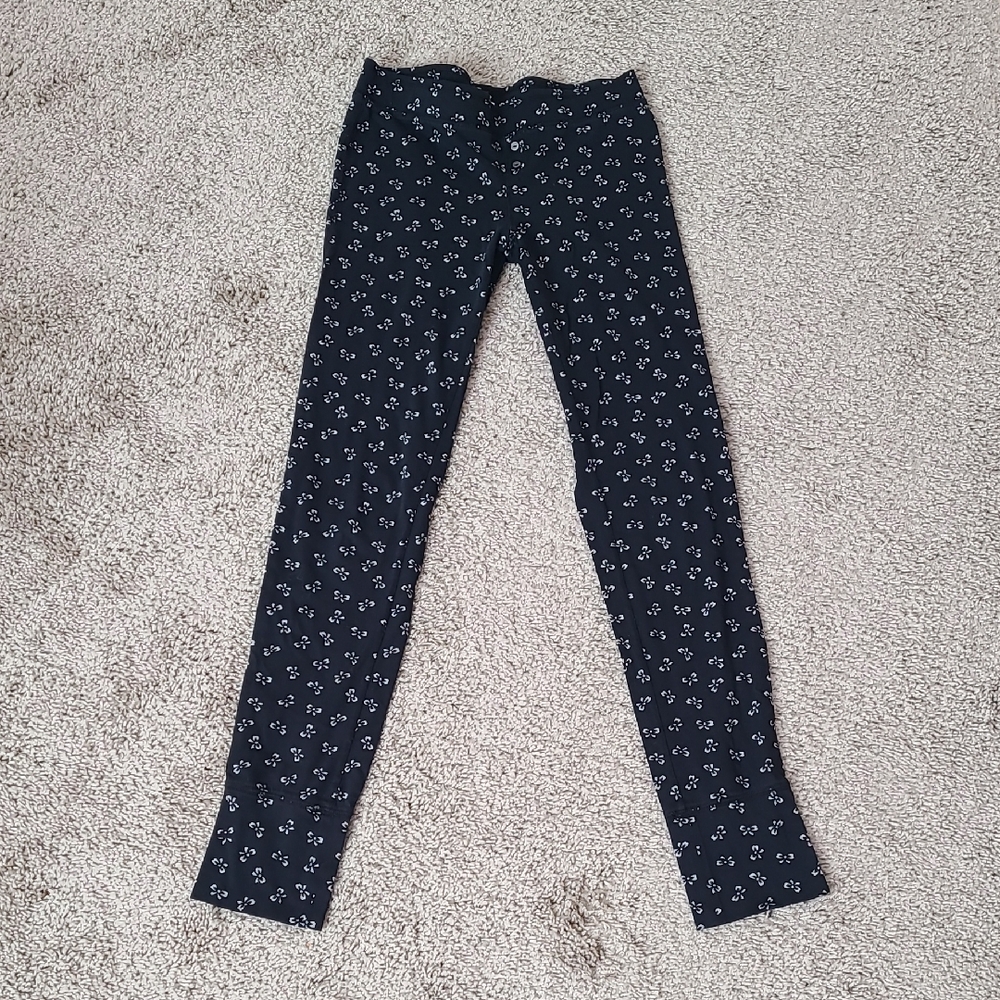 Victoria's Secret Low Rise Pajama Pants Bow Print XS